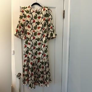 Agua by Agua Bendita silk long sleeve dress